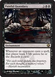 Whenever an opponent discards a card, that player loses 2 life. Painfulmancer S Bloodcrank Caress Mtgcombos Com