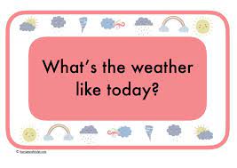 Here is the weather forecast for the upcoming week. What S The Weather Like Today Printable Teaching Resources Print Play Learn Weather Like Today Printable Teaching Resources Teaching Weather