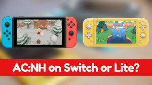 Animal Crossing New Horizons And The Nintendo Switch Lite Youtube