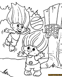 It has many logos of the team that participates in the league. Troll Giant Playing Basketball Coloring Pages Cartoons Coloring Pages Coloring Pages For Kids And Adults