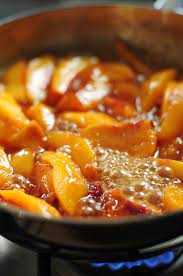 Fried Nectarines With Vanilla Mascarpone Recipe Nectarine Recipes Mascarpone Recipes Fruit Recipes