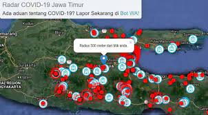 Peta Real Time Sebaran Kasus Covid 19 Jatim Dibuka Untuk Umum