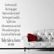 Take A Chance On Me Quotes Quotesgram