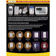 Ideal Security 7 Piece Wireless Home Security Alarm System With Telephone Notif Home Security Alarm System Wireless Home Security Systems Home Security Systems