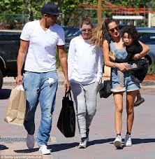 Their second daughter sienna may pompeo ivery was born with the help of a gestational surrogate. Ellen Pompeo And Husband Chris Ivery Take Their Little Stella And A Friend To Malibu For Lunch Daily Mail Online