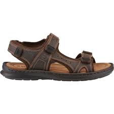 magellan outdoors mens comal sandals brown dark size 13