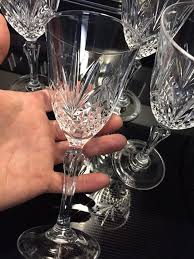 Verres A Vin Cristal Verres A Vin Mariage Vin Cristal Etsy In 2020 Crystal Stemware Stemware Martini Glass