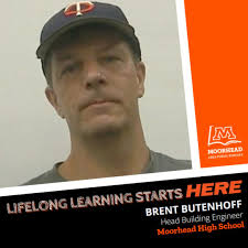 It's time to recognize our team! This week's staff member is Brent  Butenhoff, the Head Building Engineer at MHS. 🧡 Thank you for everything  you do. 👏👏👏 #LifelongLearningStartsHere