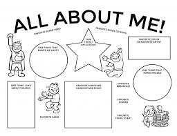 Primary Spotlight Forms All About Me Activities Primary Singing Time Primary Sharing Time