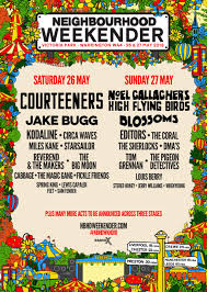 Friday 28th to sunday 30th may 2021 victoria park, knutsford road, warrington, cheshire, wa4 4uk, england map find nearby accommodation £135 3 days, £110. Noel Gallagher Courteeners For Neighbourhood Weekender Radio X