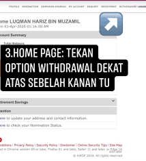 **brape lama dah x mencarum **umur brape. Cara Buat Permohonan Pengeluaran Akaun 2 I Lestari Kwsp Secara Online Mudah