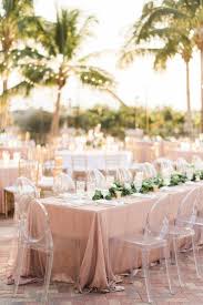 Modern Elegant Blush Gold Florida Wedding Every Last Detail Ghost Chairs Wedding Reception Clear Wedding Chairs Chivari Chairs Wedding