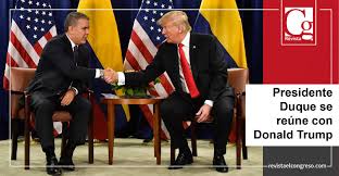 Presidente Duque se reúne con Donald Trump