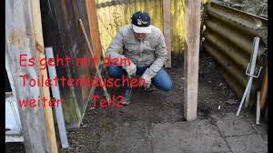 Mobil wc mini chalet auf chemiebasis fur ca 450 benutzungen. Garten Toilette Selbst Bauen Teil 2 Youtube
