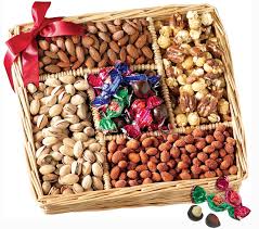 Sweet and salty is a classic combination, and that's why dried fruit and gourmet nuts are such an excellent pair. Broadway Basketeers Gourmet Sweet And Savory Nut Gift Basket For Your Valentine Price 28 06 Snack Gift Gourmet Gifts Gourmet Christmas