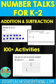 Struggling To Find Or Make Number Talks For Your Primary Classroom To Help Teach Addition And Sub Number Talks Addition And Subtraction Elementary Lesson Plans