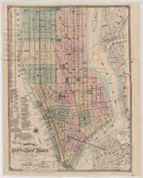 Street Map With House Numbers Map Of The City Of New York : With Street Directory Showing House-Numbers,  Hotels, Churches, Banks, Theatres, Ferries, House-Car, Steam And Elevated  R.r'ds, &C