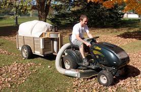 How to build a lawn vacuum. Leaf Vacuum Trailer