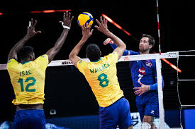 Transmissão pela rede globo e sportv. Volei Masculino Brasil Perde Invencibilidade Para A Franca Na Liga Das Nacoes Superfc