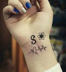 Initial tattoos are tiny, subtle and perhaps one of the best small tattoo categories with a lot of meanings. Pin By Nidarani On Ø­Ø±Ù S S Letter Images Stylish Tattoo Tatoo Designs