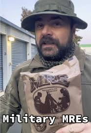 Military MRE Options: Menus A and B Available