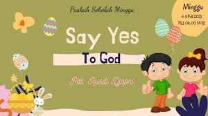 Itulah beberapa ucapan selamat paskah 2020 pada hari minggu ini. 41 25 Mb Say Yes To God Ibadah Paskah Sekolah Minggu Minggu 4 April 2021 Download Lagu Mp3 Gratis Mp3 Dragon