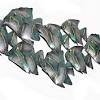 This butterflies set of indoor outdoor wall decor includes three different styles in three different colors. 1