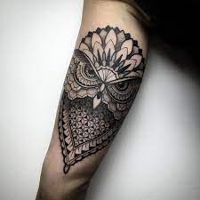 Тату мандала значение (60 фото и эскизов). Tattoo Geometric Eule Tattoo Mandala Tattoo Mit Abstrakten Muster Tattoo Arten Geometric Owl Tattoo Owl Tattoo Design Owl Tattoo