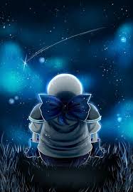 He wears a slightly tattered blue cape that appears to be a bandana of some kind, although it could just be how it looks. Here S A Magnificent Drawing Of Underswap Sans Blueberry By Pitanddarkpit123 Paigeeworld