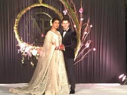 Priyanka chopra and nick jonas are married. Priyanka Chopra And Nick Jonas Wedding Reception In Delhi Photos Videos Images And Pictures First Pictures From Priyanka Chopra And Nick Jonas S Delhi Wedding Reception