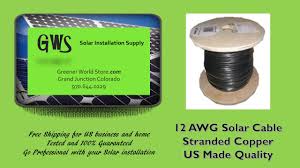 The rated power of your solar panels and load the three pair cable length runs for all wire sections to the regulator shown below Bulk Solar Cable 25 Feet 12awg Made In Usa Highest Quality Solar