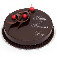 International women's day celebrates women. Womens Day Special Truffle Cake Myflowertree