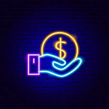 Dollar Coin Holding Led Neon Sign In 2020 Neon Signs Wallpaper Iphone Neon Neon
