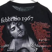 NIRVANAニルヴァーナ COBAIN Tシャツ ブートBOOTLEG ヴィンテージ 90-00s NIRVANA KURT COBAIN  BOOTLEG ニルヴァーナ