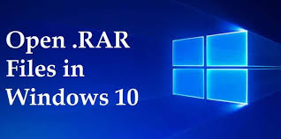 Rar (roshal archive) is an archive file format which allows you to compress files, span files, and recover data. How To Open Rar Files In Windows 10 With Winrar Winzip 7 Zip Windows 10 Windows Rar File