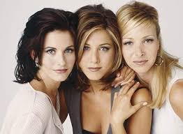 Lisa kudrow (phoebe), jennifer aniston (rachel), courteney cox (monica), david schwimmer (ross), matt leblanc (joey) és matthew perry (chandler) Jennifer Aniston A Jobaratok Szinesznoivel Tett Kozze Kozos Fotot