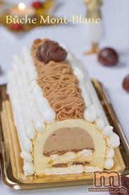 Buche Mont Blanc Macaronette Et Cie Recette Dessert Noel Idee Dessert Noel Buche De Noel Recette Facile