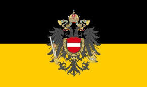 „das wappen der republik österreich (bundeswappen) besteht aus einem freischwebenden, einköpfigen, schwarzen, golden gewaffneten und rot bezungten adler, dessen brust mit einem roten, von einem silbernen querbalken durchzogenen schild belegt ist. Fahne Flagge Osterreich Ungarn Europa Historisches Fahnenwelt