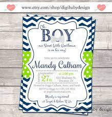 Oh Boy Bowtie Baby Shower Invitation Chevron By Digibabydesign 15 00 Invitaciones Tarjetas Fiesta