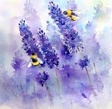 You can make a perfect painting of nose, lips, eye sockets and rough position of hand easily using watercolor. Printable Step By Step Watercolour Painting Tutorial Bees And Etsy Watercolor Paintings Easy Watercolor Paintings Tutorials Watercolor Flowers Paintings