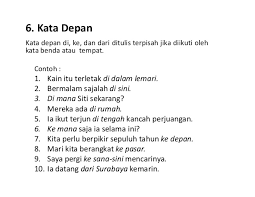 Contoh kalimat di atas adalah penggunaan gerund sebagai subjek pada kalimat. Belajar Menggunakan Kata Depan Dan Awalan Di Dan Ke Steemit