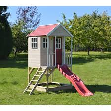 Leiter, rutsche, kletterwand und noch vieles mehr lassen sich anbringen, ein sandkasten darunter planen. Spielhaus Online Kaufen Bei Obi Obi De