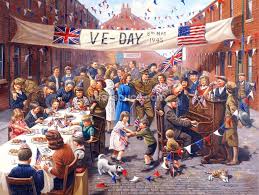 Friday marks 75 years since the end of world war ii in europe. Ve Tag Feier Wandbild Wallsauce De