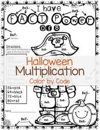 3rd Grade 4th Grade And 5th Grade Math Students Will Enjoy These Halloween Themed Multiplic Halloween Math Activities Halloween Multiplication Halloween Math