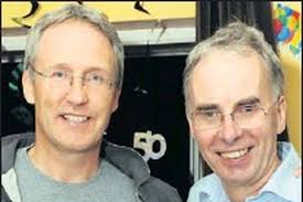 Double celebration as local twins mark 50th