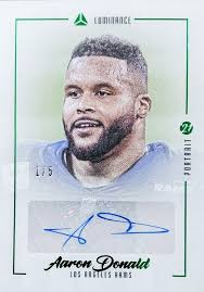 Aaron Donald 2018 Panini SP #7 Squares Just 99 Made Card PGI 10