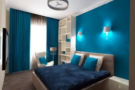 Warna cat menyala di kamar tidur. Bilik Tidur Turquoise 64 Foto Reka Bentuk Dalaman Dalam Coklat Warna Hijau Coklat Dan Biru Hijau