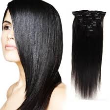 The top tier of hair extensions is 100 percent virgin remy human hair, which means it's never been dyed or processed, it still has its cuticles intact, and it actually comes from a real human because this is the purest of the pure hair (virgin remy), the color options are limited: 16 34 Inch Clip In Hair Extensions Cheap Clip In Human Hair Extensions For African American Hair