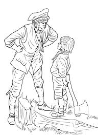 Press the clear all button to clear the sample data. George Washington And The Cherry Tree Coloring Page Free Printable Coloring Pages For Kids