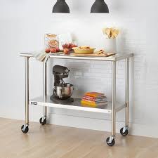 Las mesas de acero inoxidable de trabajo son la mejor elección para los restaurantes y establecimientos de hostelería. Trinity Mesa De Preparacion De Acero Inoxidable Costco Mexico